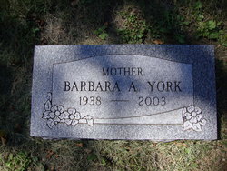 Barbara A. <I>Rage</I> York 