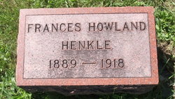 Frances <I>Howland</I> Henkle 
