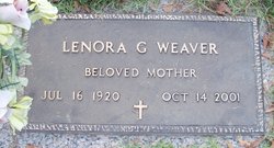 Betty Lenora <I>Greenway</I> Weaver 