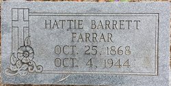 Hattie Irene <I>Barrett</I> Farrar 