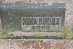 Anna <I>Kirstein</I> Kirsila 