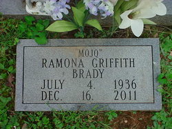 Ramona “Mojo” <I>Griffith</I> Brady 
