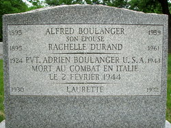 Pvt. Adrien A. Boulanger 