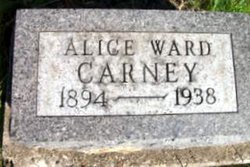 Alice Malicie <I>Ward</I> Carney 