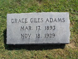 Grace May <I>Giles</I> Adams 