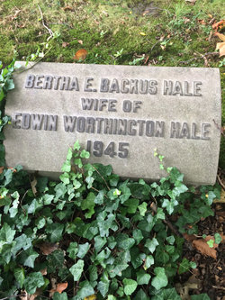 Bertha E. <I>Backus</I> Hale 
