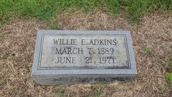 Willie Elmer “Will” Adkins 