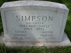 Lillian Adelaide <I>Simpson</I> Thiele 