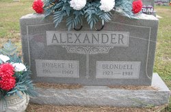 Blondell Emily <I>Easterwood</I> Alexander 
