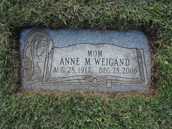 Anne <I>Cingle</I> Weigand 