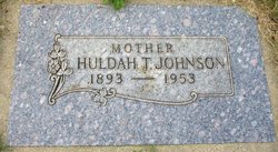 Huldah Theolina <I>Hagen</I> Johnson 