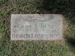 Elizabeth T “Liz” Fashingbauer 