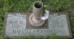 Mary Lea Lane <I>Sparks</I> Crampton 