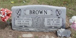Myrtle Lanell <I>Nevill</I> Brown 