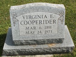 Virginia E. <I>Snider</I> Cooperider 