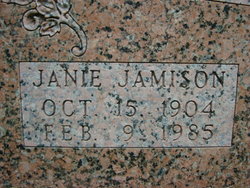 Janie <I>Jamison</I> Craig 