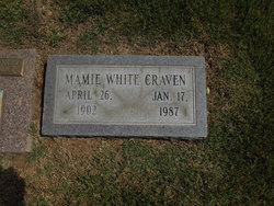 Mamie Burton <I>White</I> Craven 