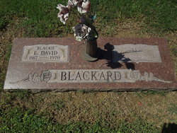 Ercye David “Blackie” Blackard 
