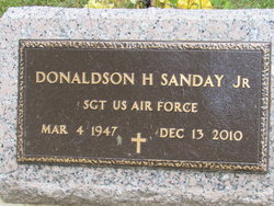Sgt Donaldson Hugh Sanday Jr.