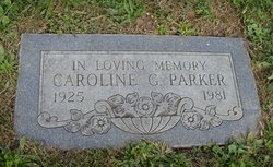 Caroline Grace <I>Myers</I> Parker 