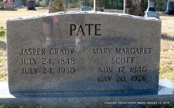 Mary Margaret <I>Scott</I> Pate 