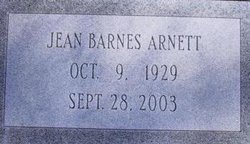 Jean <I>Barnes</I> Arnett 