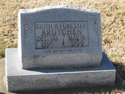 Edith Barbara <I>Forester</I> Krotchen 
