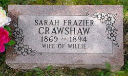 Sarah <I>Frazier</I> Crawshaw 