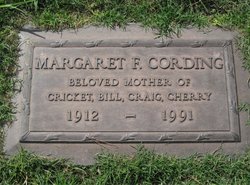 Margaret A <I>Fiero</I> Cording 