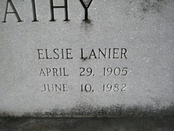 Elsie Glenn <I>Lanier</I> Abernathy 