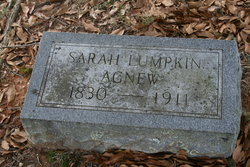 Sarah <I>Lumpkin</I> Agnew 