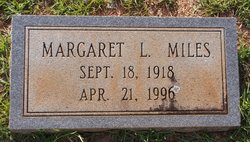 Margaret L. <I>Fant</I> Miles 