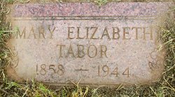 Mary Elizabeth <I>Lohr</I> Tabor 