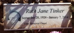 Ruth Jane <I>Tabor</I> Tinker 