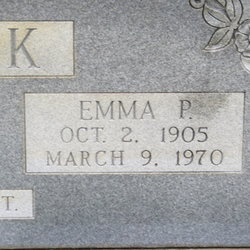 Emma Ophelia <I>Peters</I> Beck 