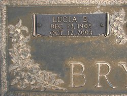 Lucia Inez <I>Ellison</I> Bryant 
