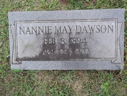 Nancy Mae “Nannie” <I>Trainer</I> Dawson 