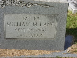 William M. Lang 