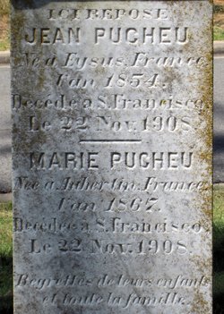 Marie “Mary” <I>Coudures</I> Pucheu 