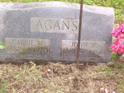 Carrie May <I>Estes</I> Agans 