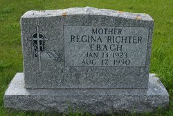 Regina <I>Richter</I> Ebach 
