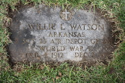 William Lee “Willie or Bill” Watson 