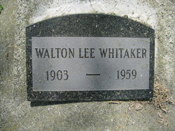 Walton Lee Whitaker 