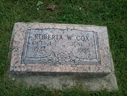 Roberta W. <I>Prather</I> Cox 