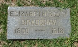 Elizabeth <I>Scott</I> Bradshaw 