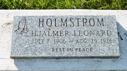 Hjalmer Leonard Holmstrom 