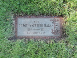 Dorothy <I>O'Brien</I> Hagan 