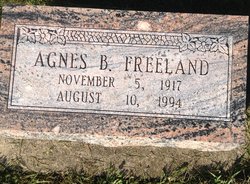 Agnes Bernice <I>Criswell</I> Freeland 