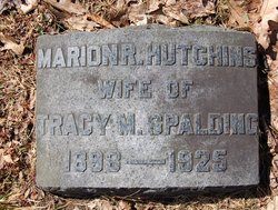 Marion Ruth <I>Hutchins</I> Spalding 