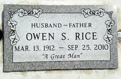 Owen Stewart Rice 